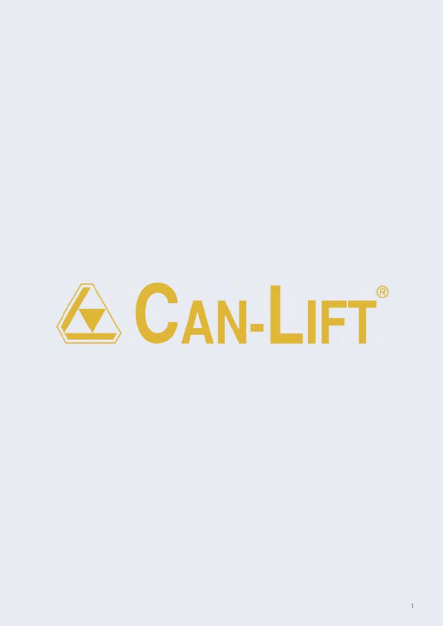 Can-Lift Asansör Ürün Kataloğu — Kat Kapı Kilidi, Hız Regülatörü, Fren Tertibatı ve Lirpomp — örnek sayfa