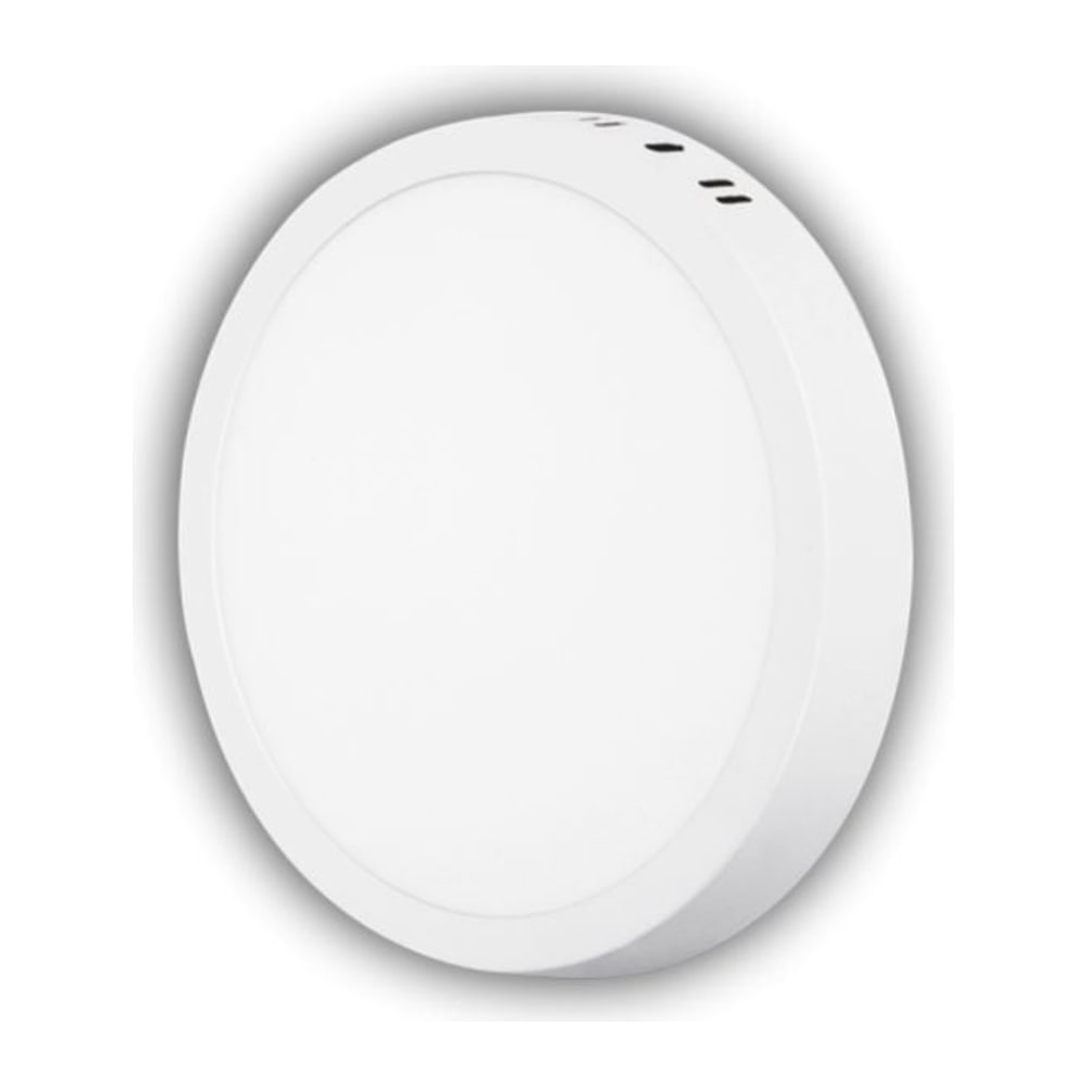 LED Panel 18W Sıva Üstü Yuvarlak Beyaz Işık