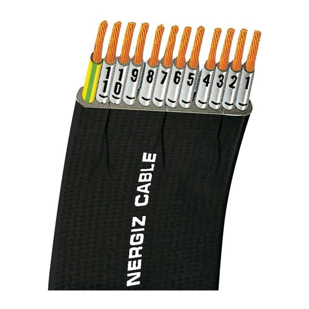 Yassı Flexible Kablo 12x0,75 mm²