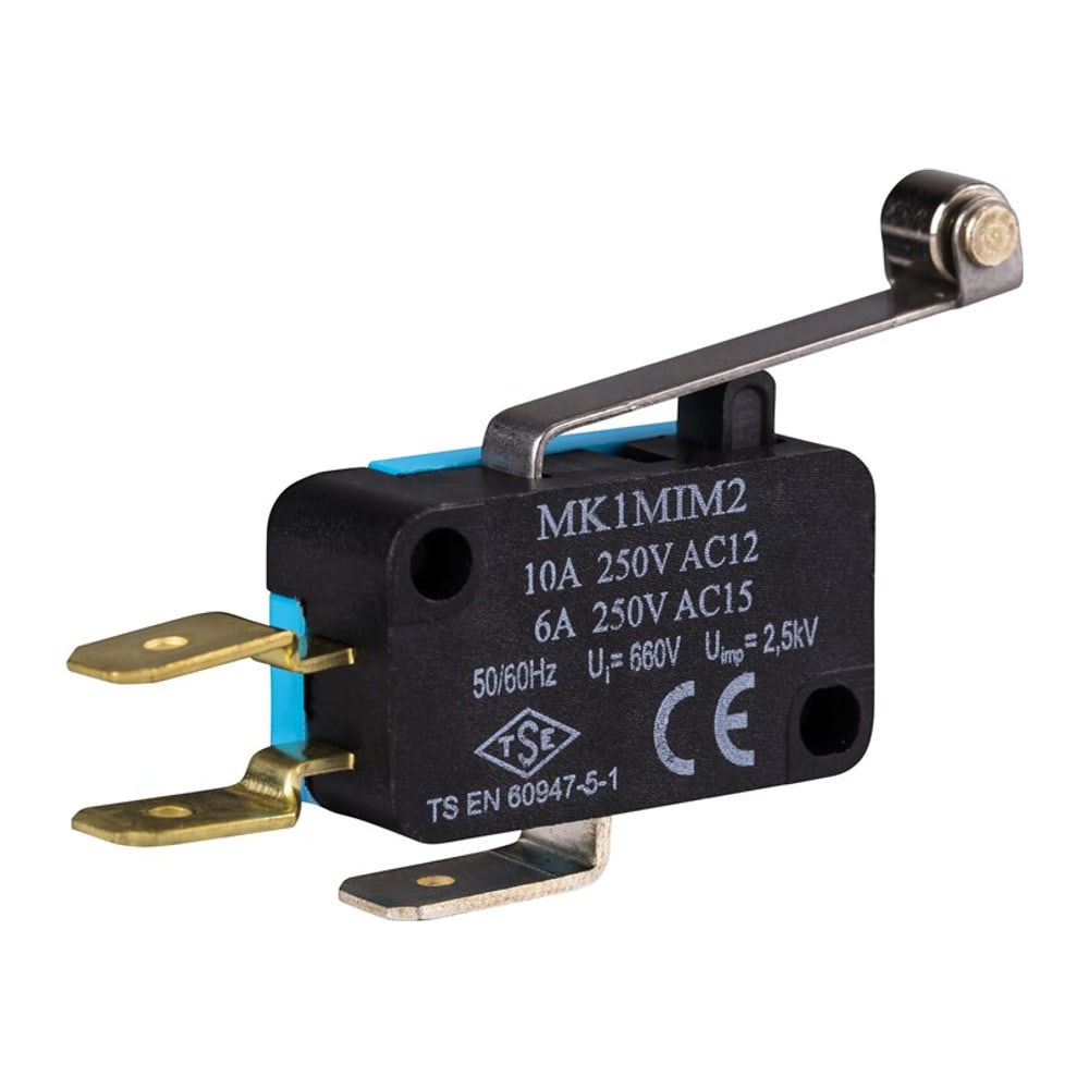 Mikro Switch Metal Uzun Kollu Makaralı 1CO MK1MIM2